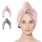 2 PCS/LOT Dry Hair Hat/microfiber bath towel/Hair Drying Towels/Bath Accessories for beauty salon/barber shop and family etc
