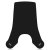 Hair Salon Accessories/Hair Cutting Collar/Salon Cape/Extra Long Black Rubber Neck Wrap Neck Guard for Haircut Hair Dye