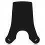 Hair Salon Accessories/Hair Cutting Collar/Salon Cape/Extra Long Black Rubber Neck Wrap Neck Guard for Haircut Hair Dye
