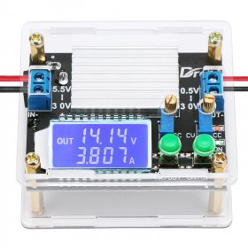 35W Power Supply module DC 5.5~30V to 0.5~30V 4A Power Converter DC 5V 12V 24V Adapter/Regulator/Driver with Case LCD Display