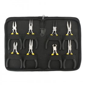 8 PCS/LOT Metal Pliers Diagonal/Side/End Cutting Long/Bent/Flat/Round Nose Pliers Set for wire work/beading/jewellery making etc