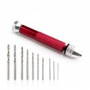 Aluminium Alloy Pin Vise Hand Drill/DIY Tools/Hand Tools for Model Resin Jewelry Walnut Amber Beeswax Nut Beads Plastic etc