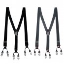 2 PCS/LOT Y-Back Suspenders/Braces/brace straps/Elastic Suspenders/6 Clip Pant Braces for trousers jeans suit shorts etc