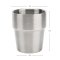 4 PCS/LOT Stainless Steel Cups/Double Wall Vacuum Insulated Drinking Cups for wine/cocktails/shakes/floats/tea/coffee etc