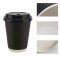 100 PCS/LOT Paper Cups/Eco-friendly Paper Cups/Travel Mug/Disposable Cups With Lids for Coffee/Tea/milk/Chocolate/Cold Drinks etc