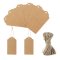 200 PCS/LOT Vintage Tags/Marking Tool/Labels/Paper Tags for price/gift/clothing/wedding name/wish trees/scrapbooking etc