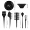 6 PCS Hair Tools/Salon Tools/Hair Color accessories/DIY Set for all hair styles/long or short hair/curly or straight hair etc