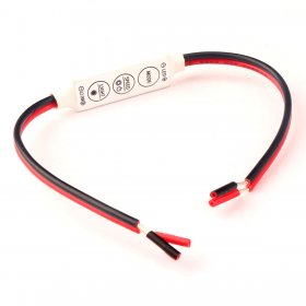 Mini LED Light Strip Dimmer 12V 12A Brightness Adjustable Mode